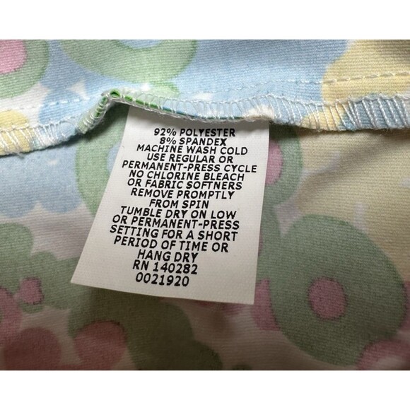 Katherine Way Shift Dress Made in USA Large Versaway 3/4 Sleeve Collared VNeck - Picture 8 of 9